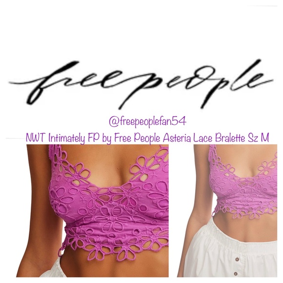 Free People Other - NWT Intimately FP by Free People Asteria Lace Bralette Sz M